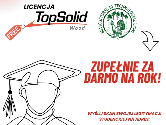 TopSolution - licencje TopSolid Wood dla studentów (wizualizacja)